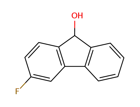 Molecular Structure of 362-89-0 (3-fluoro-9H-fluoren-9-ol)