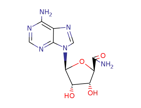 Molecular Structure of 35788-21-7 (adenosine 5'-carboxamide)