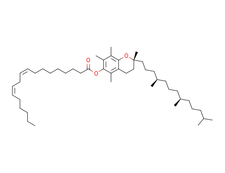 9,12-Octadecadienoicacid (9Z,12Z)-,(2R)-3,4-dihydro-2,5,7,8-tetramethyl-2-[(4R,8R)-4,8,12-trimethyltridecyl]-2H-1-benzopyran-6-ylester, rel-(36148-84-2)