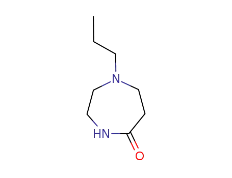 Molecular Structure of 3619-71-4 (1-PROPYL-[1,4]DIAZEPAN-5-ONE)