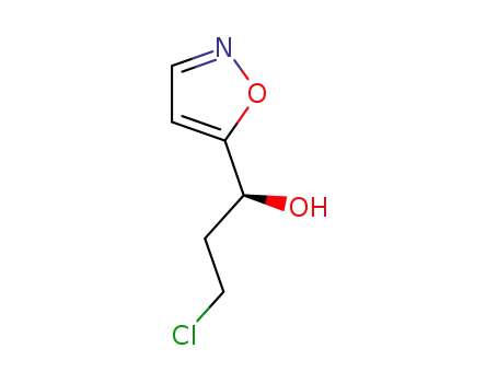 Molecular Structure of 357405-40-4 (5-Isoxazolemethanol,-alpha--(2-chloroethyl)-,(-alpha-S)-(9CI))