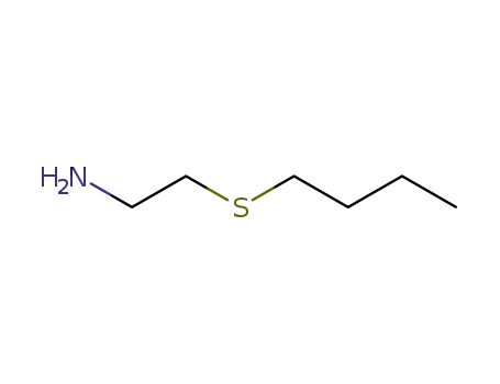 Molecular Structure of 3581-01-9 (2-(butylthio)ethanamine)