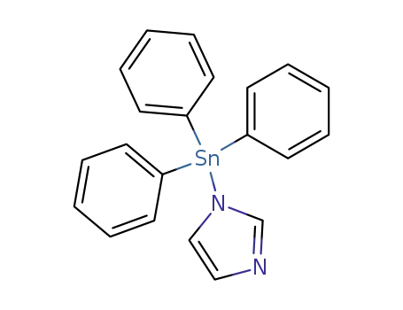 Molecular Structure of 35843-61-9 (triphenylstannanylium imidazol-1-ide)