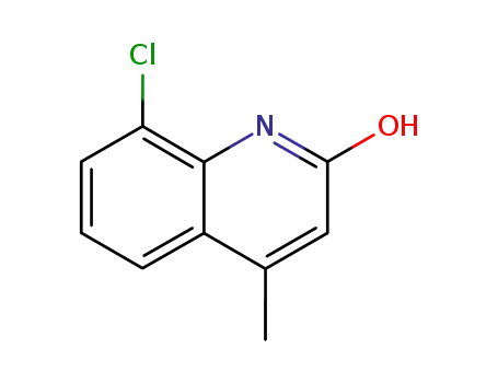 Molecular Structure of 54904-38-0 (8-CHLORO-4-METHYLQUINOLIN-2(1H)-ONE)
