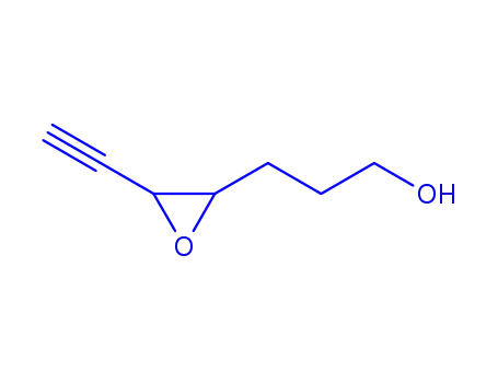 Molecular Structure of 362675-45-4 (Oxiranepropanol, 3-ethynyl-, (2R,3S)- (9CI))