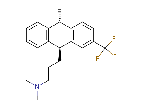 9-Anthracenepropanamine,9,10-dihydro-N,N,10-trimethyl-2-(trifluoromethyl)-, (9R,10S)-rel-