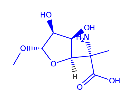 alpha-L-Mannofuranosiduronic acid, methyl 5-amino-5-deoxy-5-C-methyl- (9CI)
