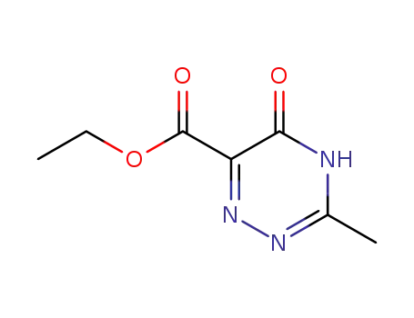 Molecular Structure of 36286-80-3 (ETHYL 5-HYDROXY-3-METHYL-1,2,4-TRIAZINE-6-CARBOXYLATE)