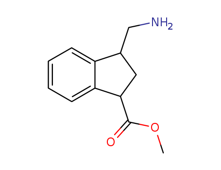 1H-Indene-1-carboxylicacid, 3-(aminomethyl)-2,3-dihydro-, methyl ester