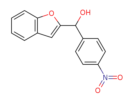 Molecular Structure of 3611-66-3 (1-benzofuran-2-yl(4-nitrophenyl)methanol)