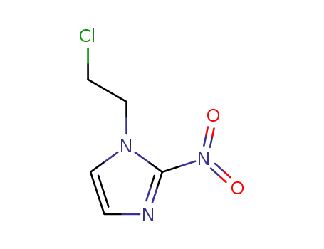 Molecular Structure of 81054-93-5 (1-(2-chloroethyl)-2-nitro-1H-imidazole)