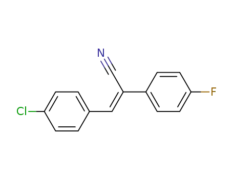 Molecular Structure of 366-21-2 ((E)-4-CHLORO-ALPHA-(4-FLUOROPHENYL)CINN&)