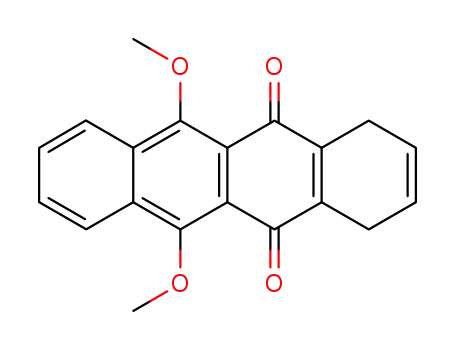 Molecular Structure of 58977-01-8 (6,11-dimethoxy-1,4-dihydrotetracene-5,12-dione)