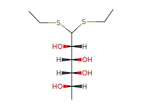 Molecular Structure of 3650-71-3 (Rhamnose, diethyl mercaptal)