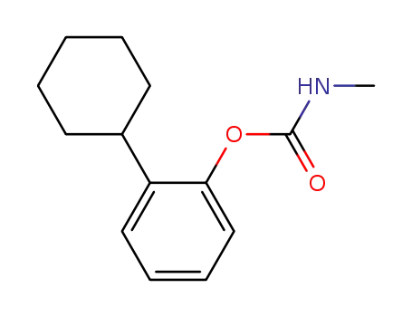 Molecular Structure of 3281-99-0 (2-cyclohexylphenyl methylcarbamate)