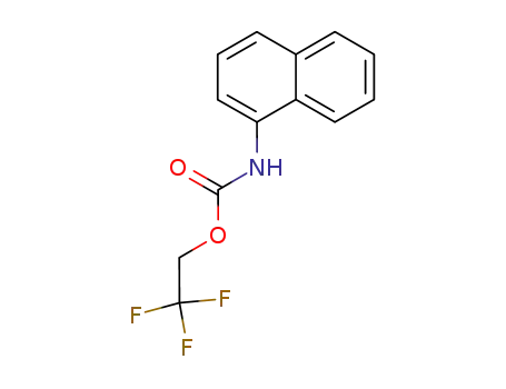 Molecular Structure of 363-21-3 (2,2,2-TRIFLUOROETHYL 1-NAPHTHYLCARBAMATE)