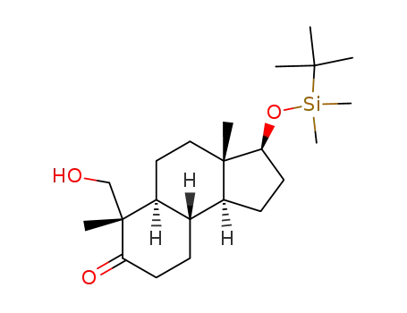 Molecular Structure of 327048-93-1 ((3S,3AS,6S)-3-(TERT-BUTYLDIMETHYLSILYLOXY)-6-(HYDROXYMETHYL)-3A,6-DIMETHYLDECAHYDRO-1H-CYCLOPENTA[A]NAPHTHALEN-7(2H)-ON)