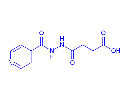 Molecular Structure of 327026-20-0 (4-OXO-4-[N'-(PYRIDINE-4-CARBONYL)-HYDRAZINO]-BUTYRIC ACID)