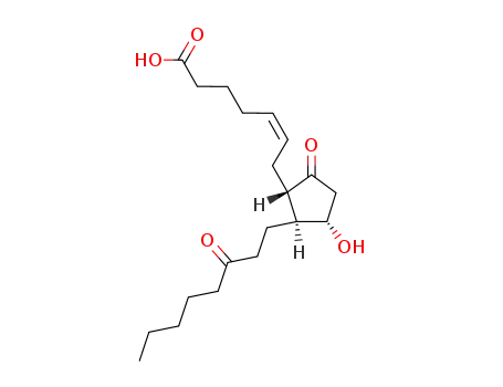 Molecular Structure of 363-23-5 (13,14-DIHYDRO-15-KETO PROSTAGLANDIN E2)