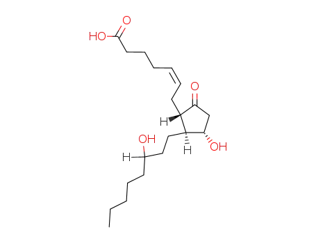 Molecular Structure of 363-22-4 (13,14-dihydroprostaglandin E2)