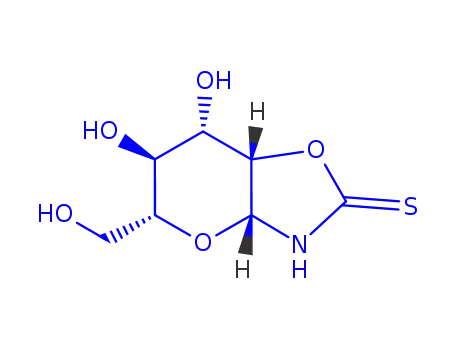 2H-Pyrano[2,3-d]oxazole-2-thione, hexahydro-6,7-dihydroxy-5-(hydroxymethyl)-, (3aR,5R,6S,7S,7aR)- (9CI)
