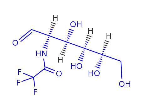 Molecular Structure of 36875-26-0 (N-TRIFLUOROACETYL-D-GLUCOSAMINE)