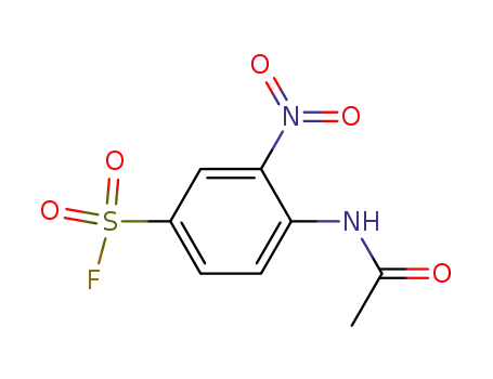 Molecular Structure of 365-65-1 (4-(acetylamino)-3-nitrobenzenesulfonyl fluoride)