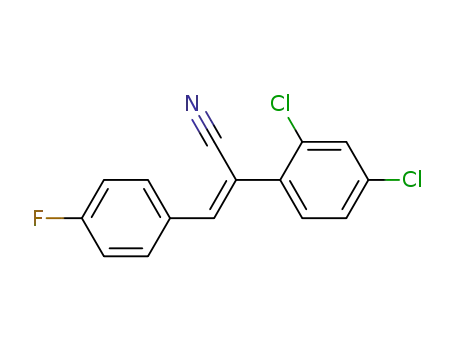(Z)-2-(2,4-Dichlorophenyl)-3-(4-fluorophenyl)acrylonitrile