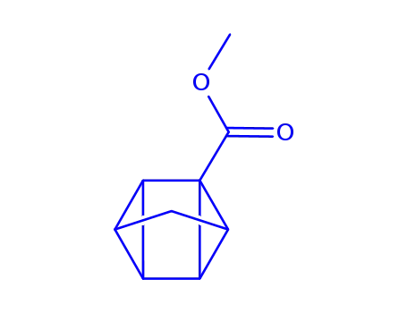 Molecular Structure of 327035-53-0 (Tetracyclo[3.2.0.02,7.04,6]heptane-1-carboxylic acid, methyl ester,)