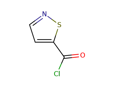 Molecular Structure of 3683-97-4 (5-Isothiazolecarbonyl chloride (7CI,8CI,9CI))