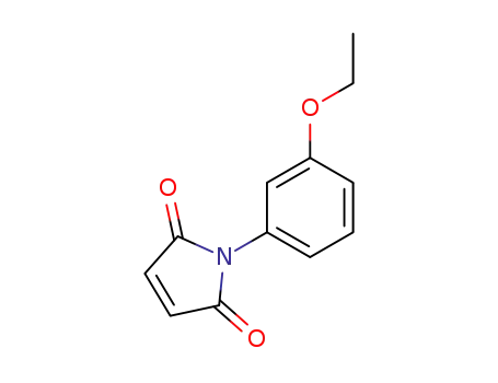 Molecular Structure of 36817-58-0 (1-(3-ETHOXYPHENYL)-1H-PYRROLE-2,5-DIONE)