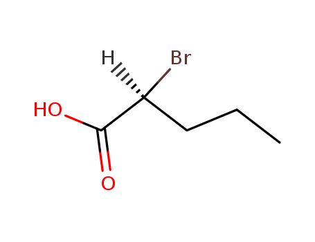 Pentanoic acid,2-bromo-, (2S)-