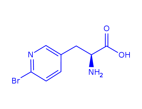 3-Pyridinepropanoicacid,-alpha--amino-6-bromo-(9CI)