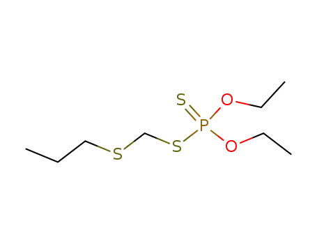 Phosphorodithioic acid, O,O-diethyl S-((propylthio)methyl) ester