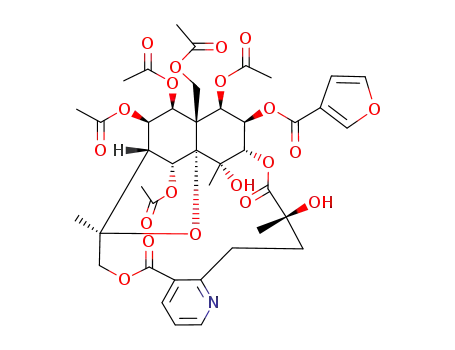 3-Furancarboxylic acid,(8R,9R,10R,11S,12R,13R,14R,15S,21S,22S,23R)-10,13,22,23-tetrakis(acetyloxy)-12-[(acetyloxy)methyl]-7,8,9,10,12,13,14,15,17,18,19,20-dodecahydro-18,21-dihydroxy-8,18,21-trimethyl