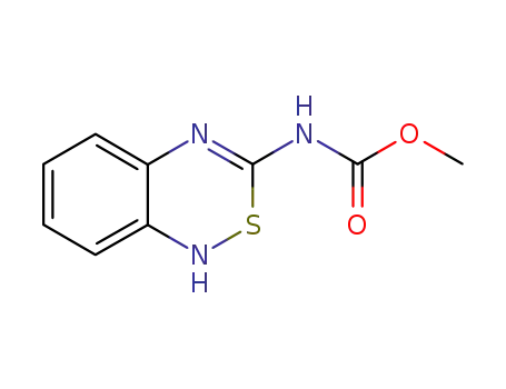 Molecular Structure of 33082-92-7 (1H-2,1,4-Benzothiadiazine-3-carbamic acid, methyl ester)