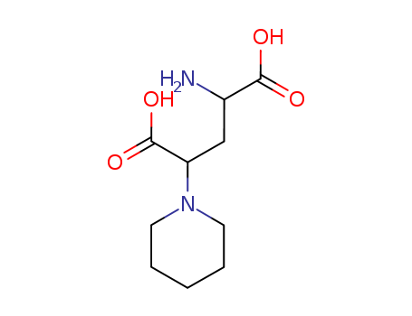 DL-Glutamic acid, 4-(1-piperidinyl)-, diastereomer A