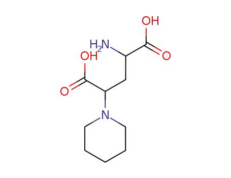 DL-Glutamic acid, 4-(1-piperidinyl)-, diastereomer A