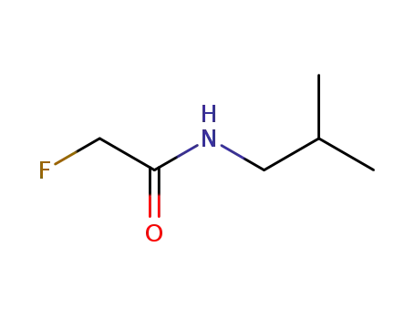 Molecular Structure of 371-44-8 (N-Isobutylfluoroacetamide)