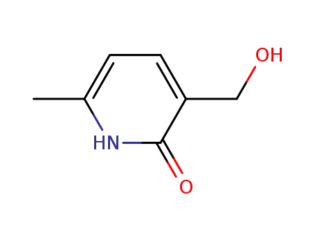 Molecular Structure of 374706-74-8 (2(1H)-Pyridinone, 3-(hydroxymethyl)-6-methyl- (9CI))