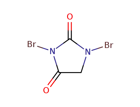 Molecular Structure of 3304-74-3 (1,3-dibromoimidazolidine-2,4-dione)
