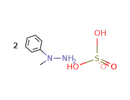 Molecular Structure of 618-26-8 (1-METHYL-1-PHENYLHYDRAZINE SULFATE (2:1))