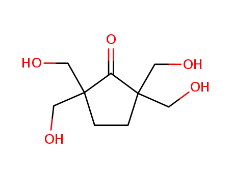 Molecular Structure of 3322-70-1 (2,2,5,5-TETRAKIS(HYDROXYMETHYL)CYCLOPENTANONE)