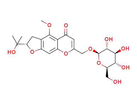 Molecular Structure of 80681-45-4 (CIMIFUGIN BETA-D-GLUCOPYRANOSIDE)