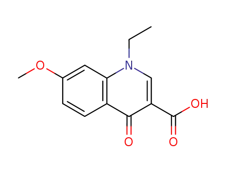 Molecular Structure of 37611-57-7 (1-ethyl-7-methoxy-4-oxo-1,4-dihydroquinoline-3-carboxylic acid)