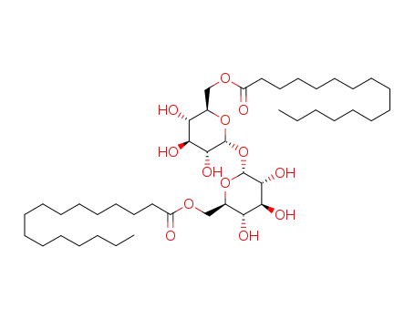 Molecular Structure of 3317-99-5 (trehalose 6,6'-dipalmitate)