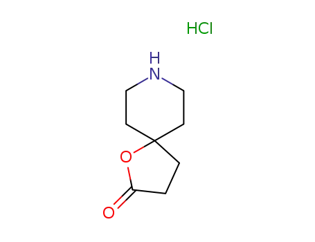 Molecular Structure of 374794-92-0 (1-OXA-8-AZASPIRO[4.5]DECAN-2-ONE HYDROCHLORIDE)