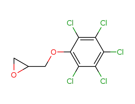 Molecular Structure of 3770-85-2 (2-[(pentachlorophenoxy)methyl]oxirane)