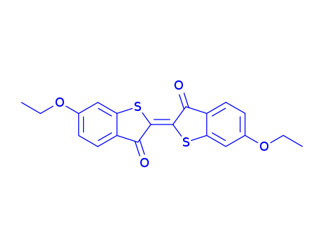 Benzo[b]thiophen-3(2H)-one,6-ethoxy-2-(6-ethoxy-3-oxobenzo[b]thien-2(3H)-ylidene)-(3263-31-8)