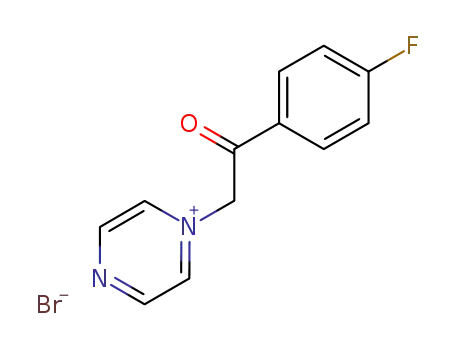 Molecular Structure of 325-96-2 (1-(4-fluorophenyl)-2-(pyrazin-1(4H)-yl)ethanone)